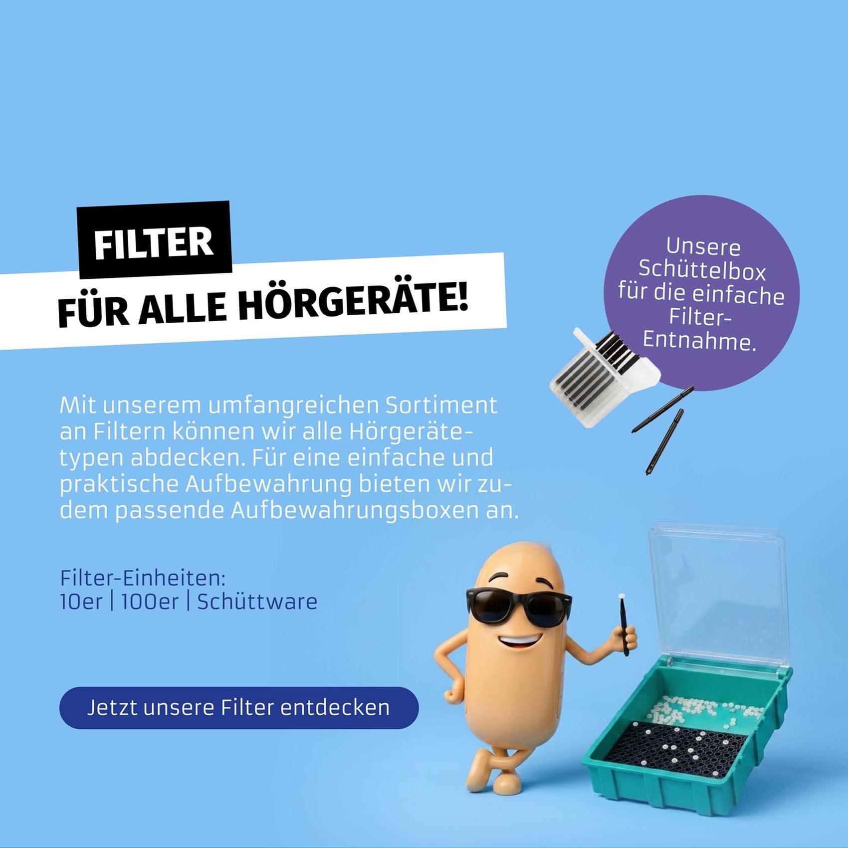 Filter -  Für alle Hörgeräte