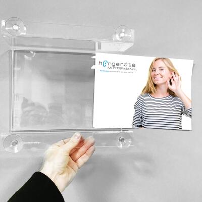 Dinos Schaufensterdisplay quer DIN A4 Stecklasche Schaufensterdisplay (383)