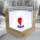 Schaukasten LED Cube Holz (716)