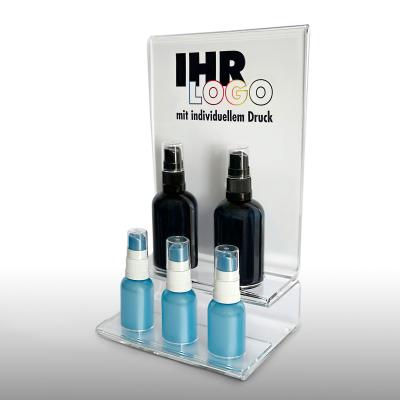 GLASKLAR Display mit Logo-Druck