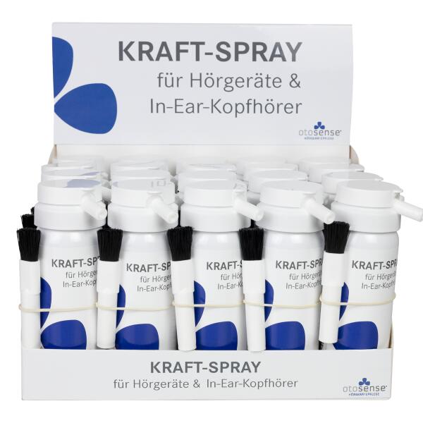 EUHA-Angebot 1 Display +5 Flaschen - otosense KRAFT-SPRAY